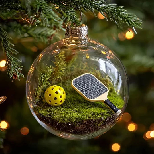 MerryBall - Αθλητική χριστουγεννιάτικη διακοσμητική γυάλινη μπάλα