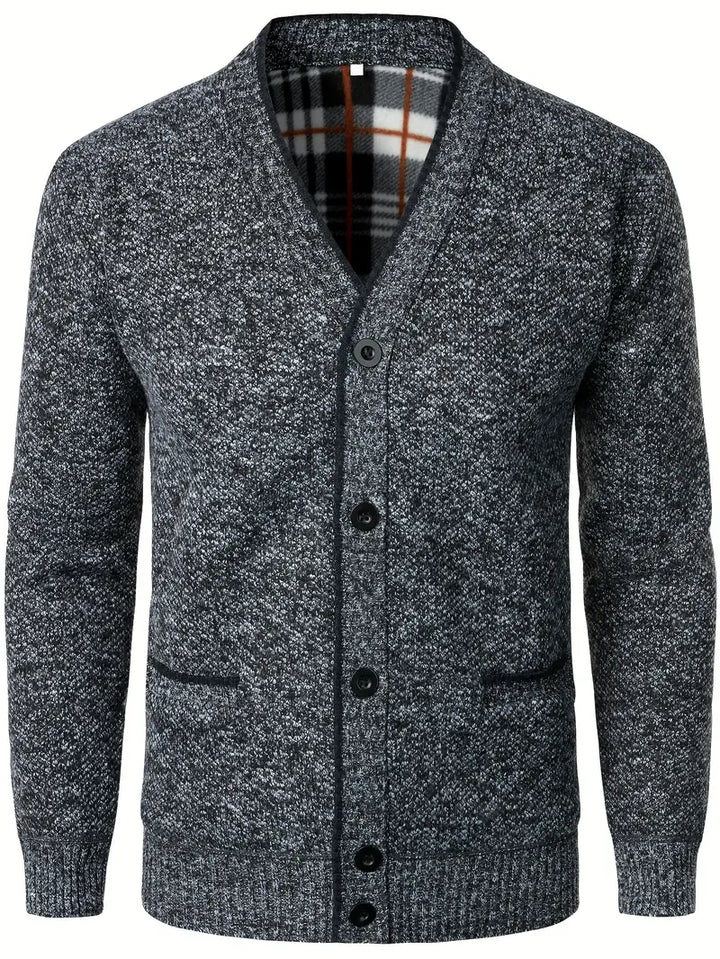 Fulton - Casual πλεκτό πουλόβερ με μακριά μανίκια