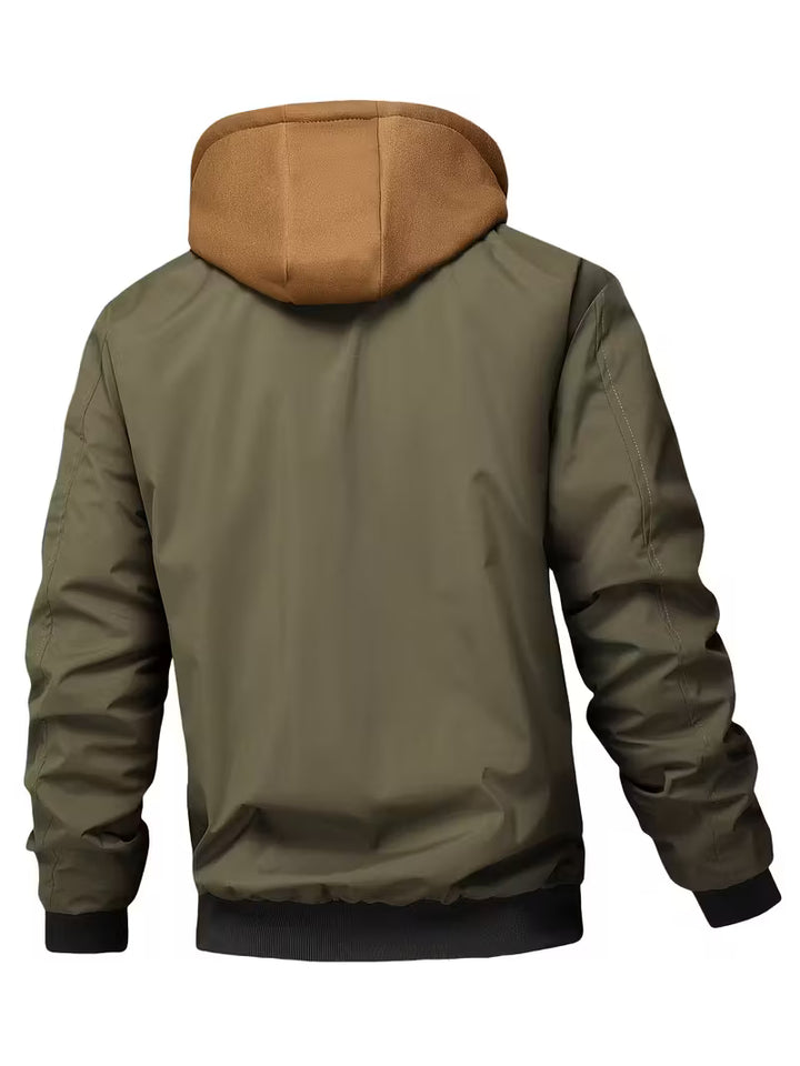 Sylvain - Μπουφάν με κουκούλα και φερμουάρ