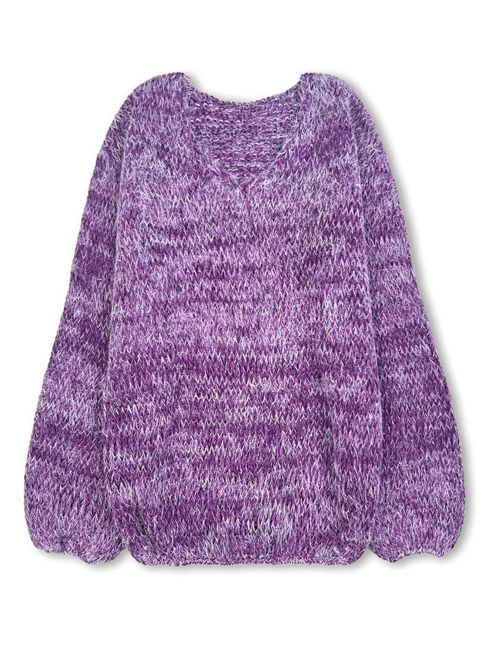 Lital - Κομψό μαλακό πουλόβερ με V-neck