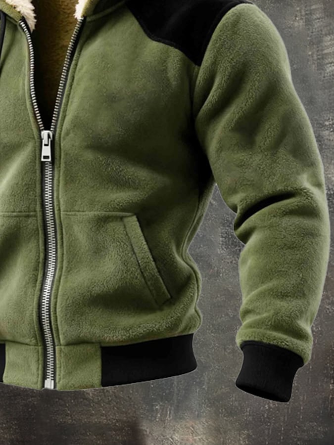 Lyon - Ζεστό μπουφάν με κουκούλα και φερμουάρ