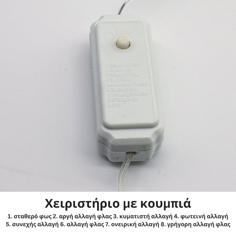 TwinkleWire - Φωτιστικά με πυροτεχνήματα από χαλκό σύρμα με τηλεχειριστήριο