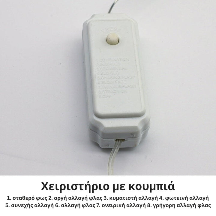 TwinkleWire - Φωτιστικά με πυροτεχνήματα από χαλκό σύρμα με τηλεχειριστήριο