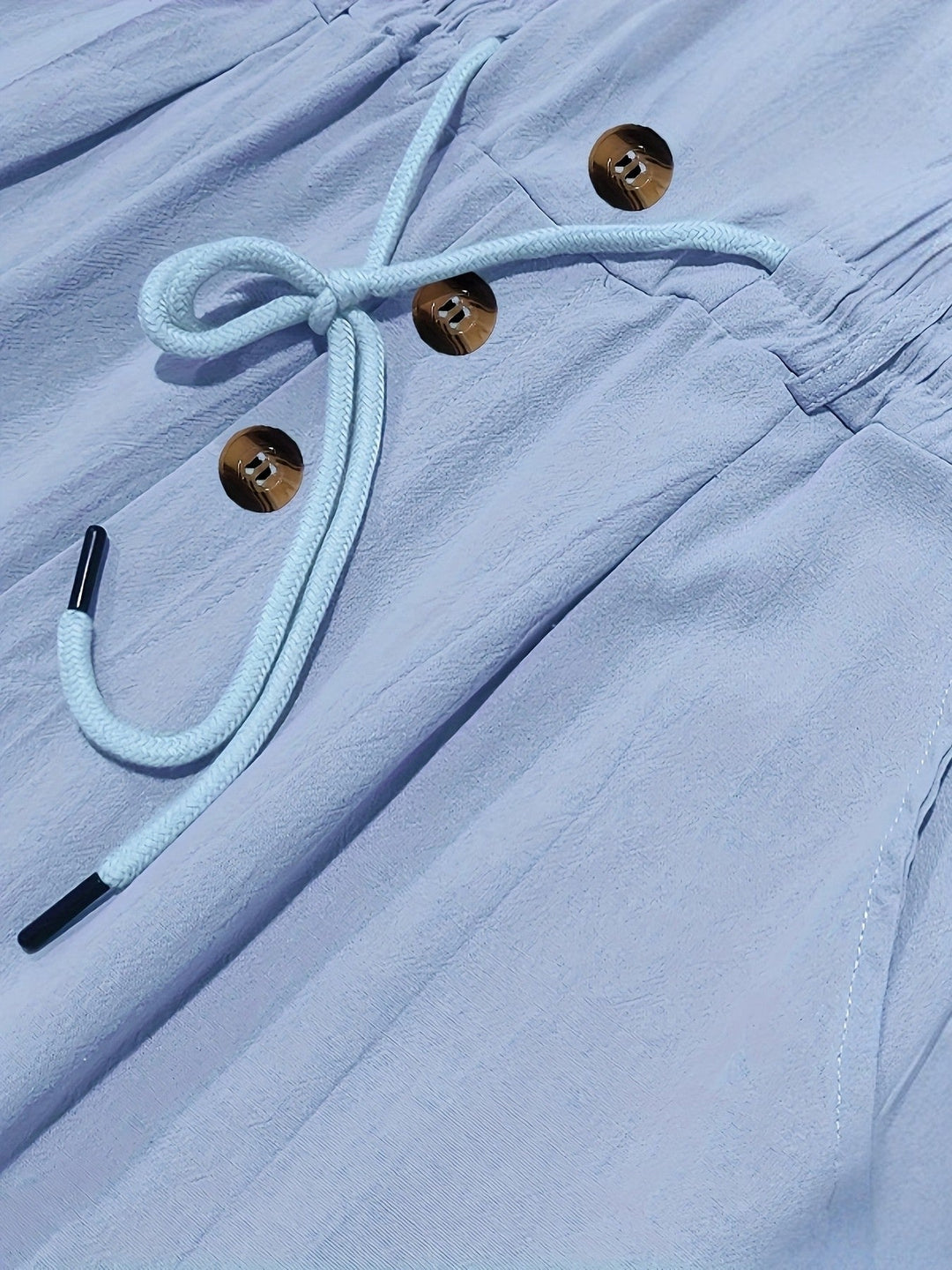 Aznar - Περιστασιακό λινό παντελόνι με ελαστική μέση