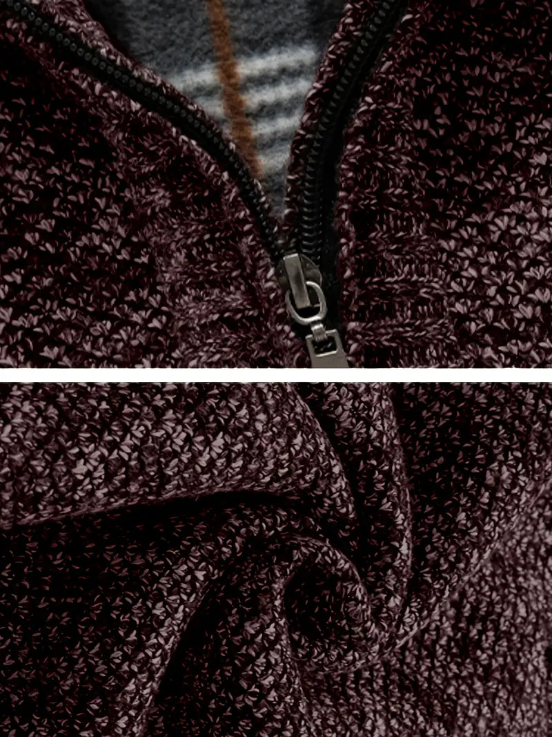 Ingram - Περιστασιακόπουλόβερ με ψηλό γιακά και φερμουάρ στο μπροστινό μέρος