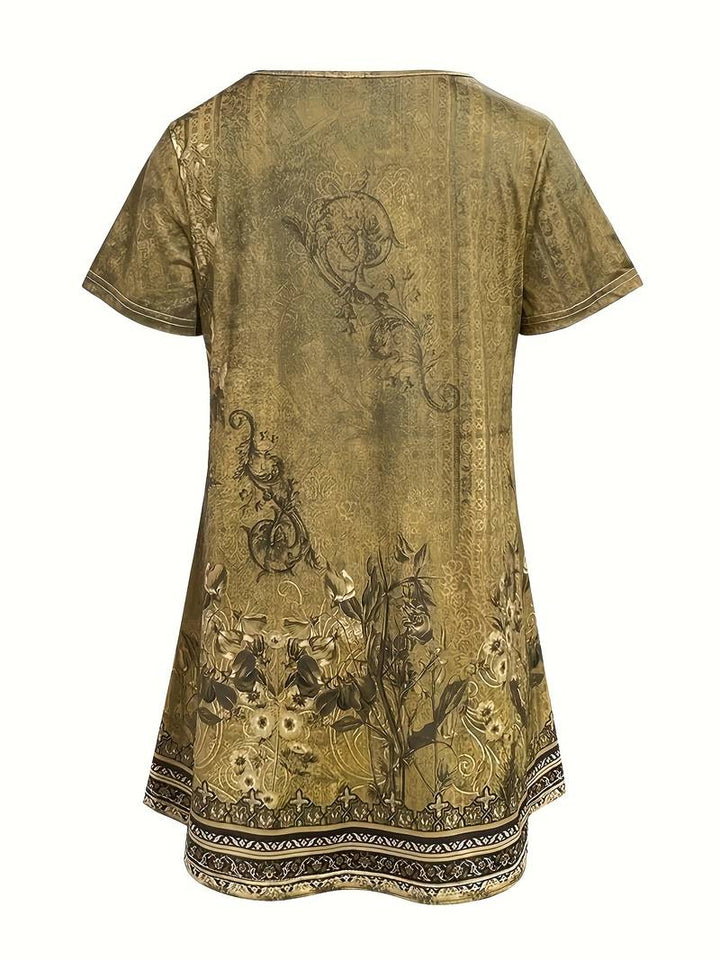 Abhishani - Φαρδύ T-shirt με λουλουδάτο μοτίβο