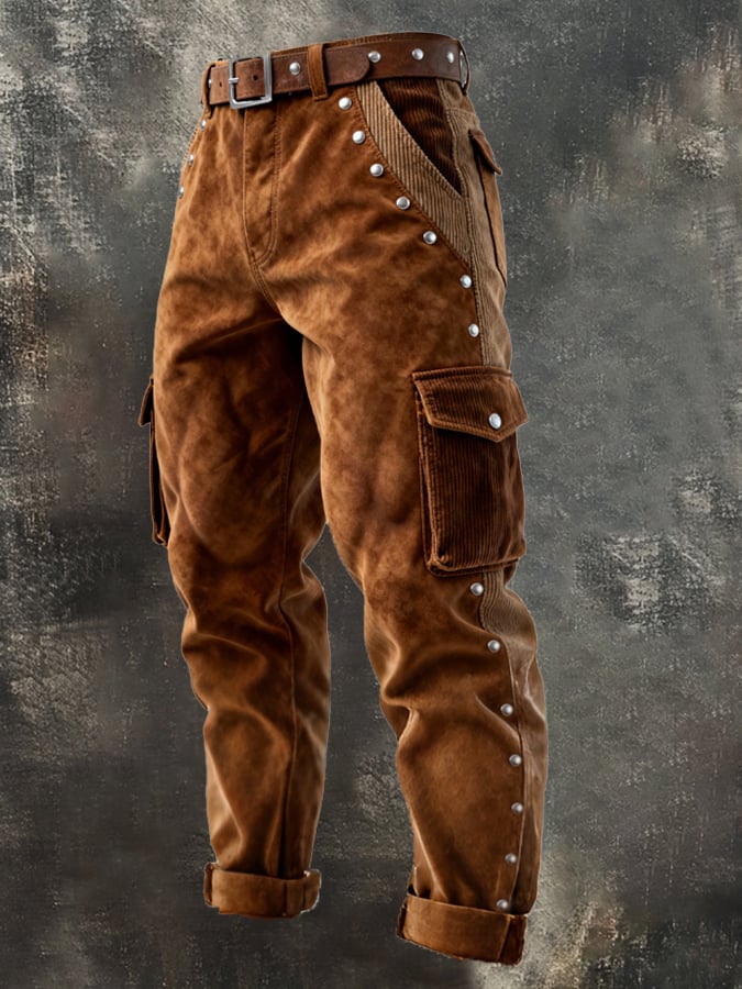 Curran - Παλιά παντελόνι για υπαίθριες περιπέτειες με κορδόνια και ραφές