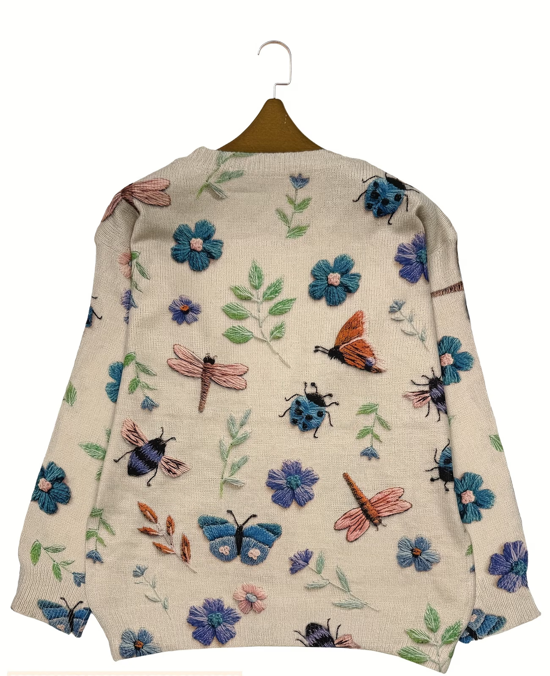 Lesa - Πουλόβερ με λουλουδάτο μοτίβο και σχέδια εντόμων