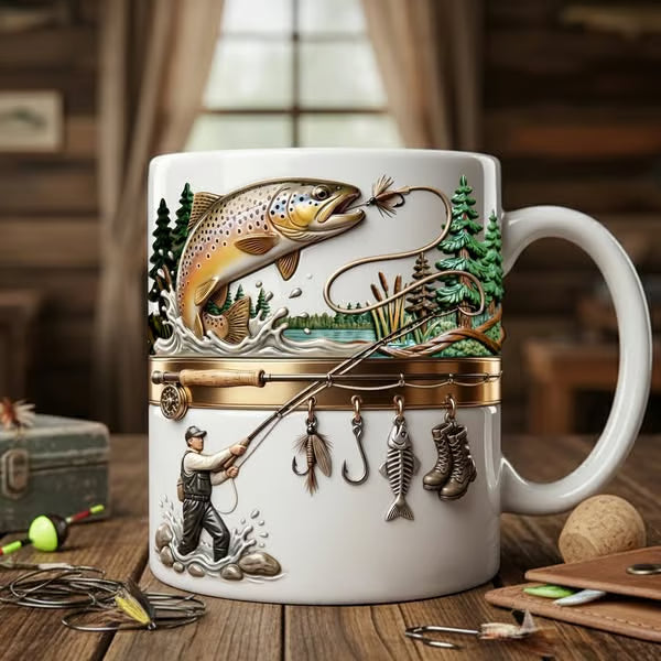 TackleMug - Κούπα καφέ με θέμα το ψάρεμα