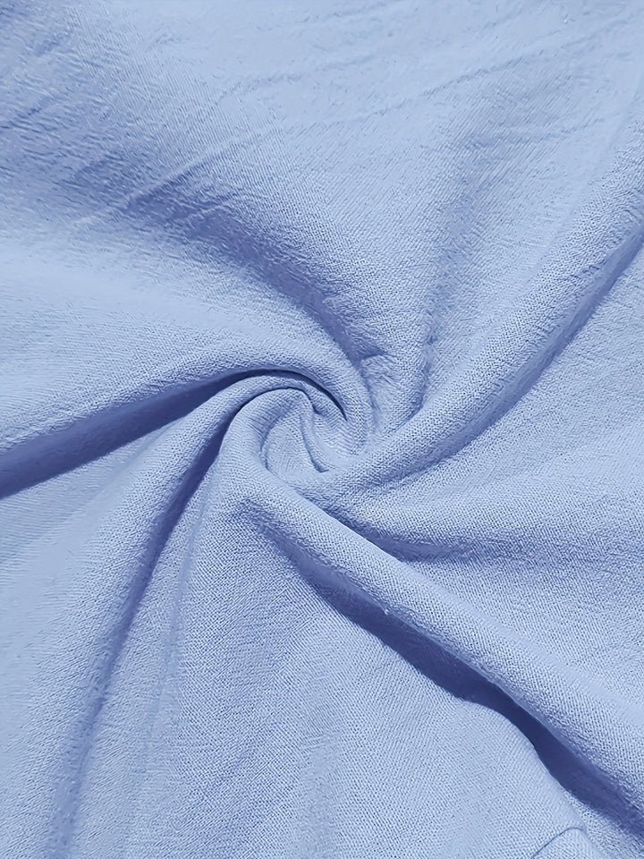 Aznar - Περιστασιακό λινό παντελόνι με ελαστική μέση