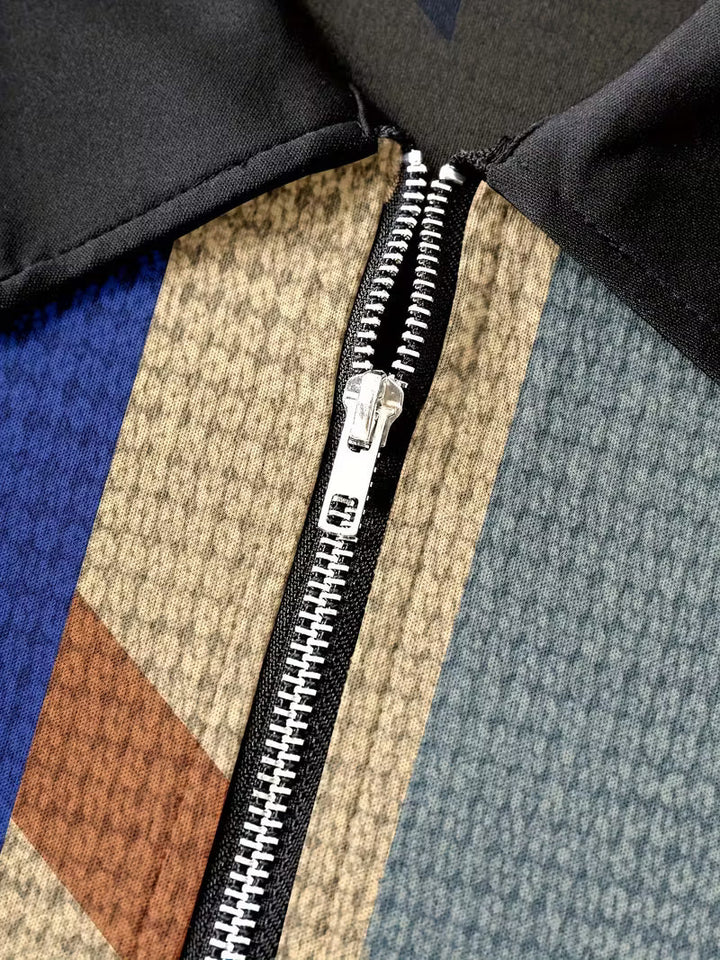 Thomson - Μακρυμάνικο πουκάμισο με μισό φερμουάρ