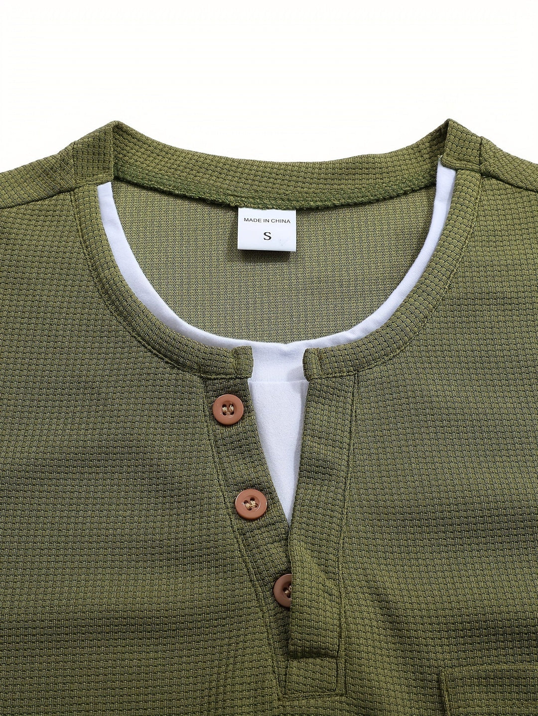 Wladimir - Πουκάμισο πόλο με μακριά μανίκια, κουμπί και τσέπη