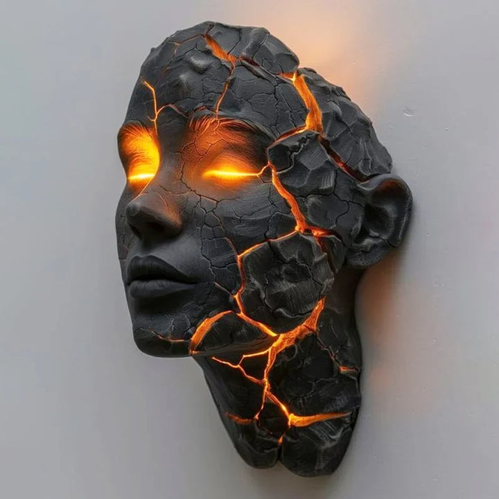 CrackGlow -  Σπασμένο φωτιστικό τοίχου Ψυχή