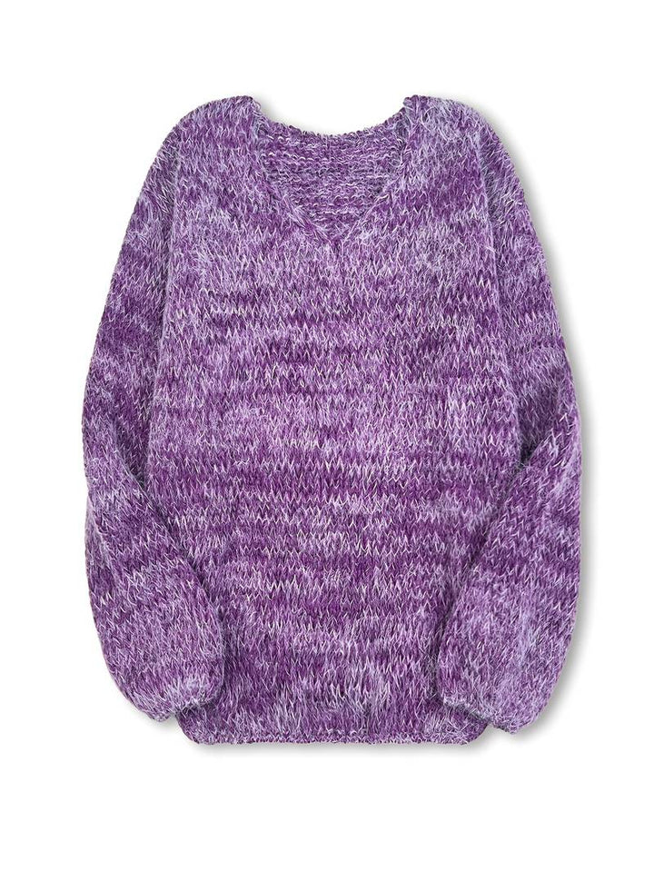 Lital - Κομψό μαλακό πουλόβερ με V-neck