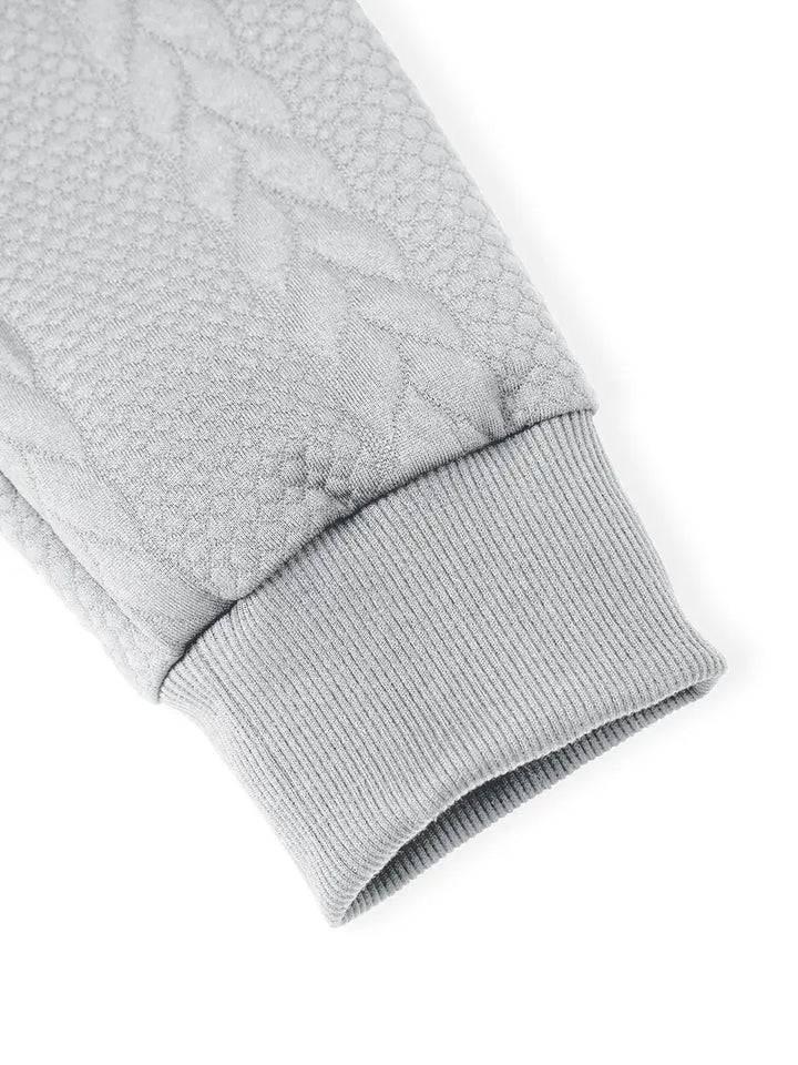 Justus - Πλεκτό πουλόβερ με κουκούλα και μακριά μανίκια