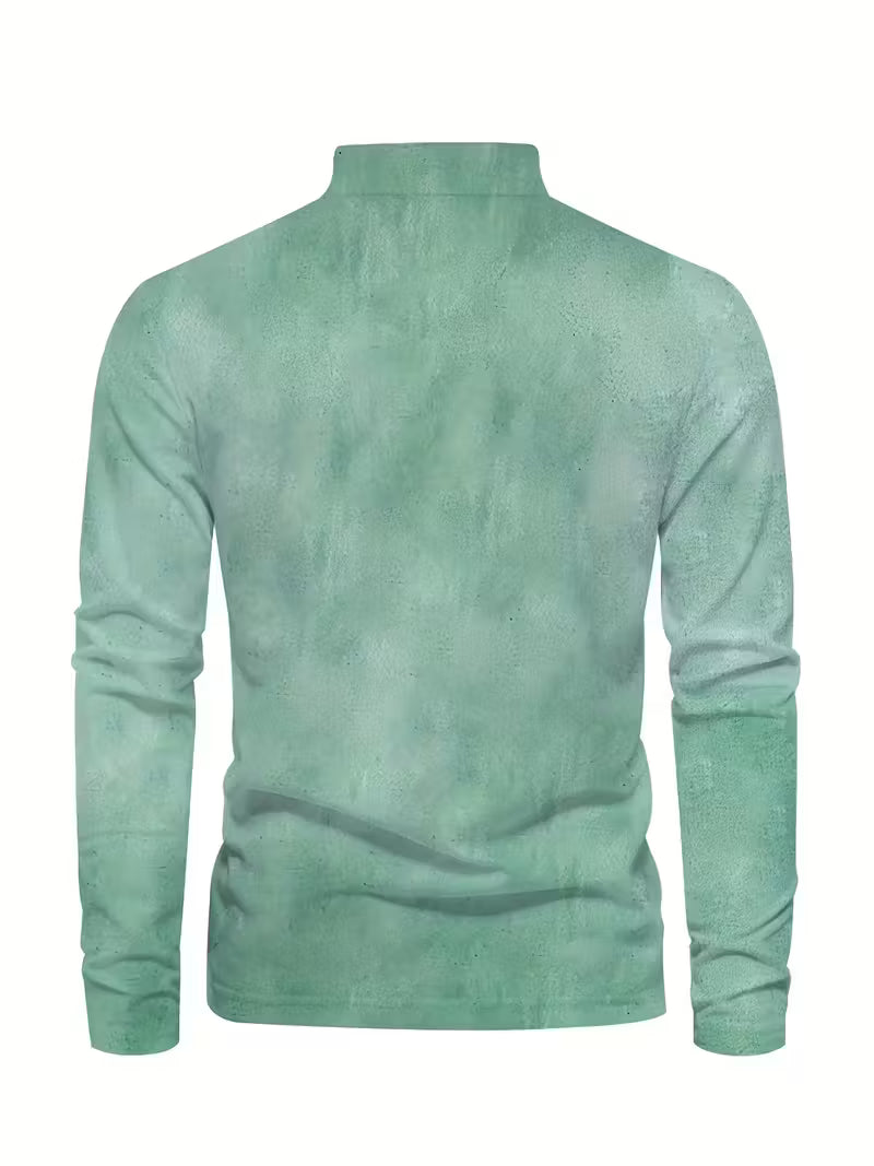 Giles - Κομψό πουκάμισο με 3D τύπωμα ιστιοφόρου