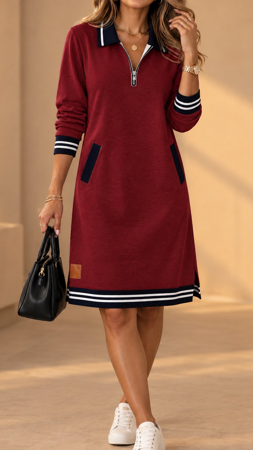 Keani - Elegant Polo Dress