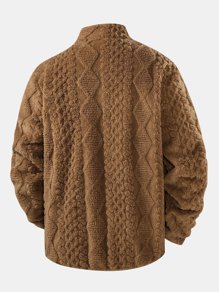 Elwood - Γεωμετρικό ζακέτο Τέντιμε ζακάρ