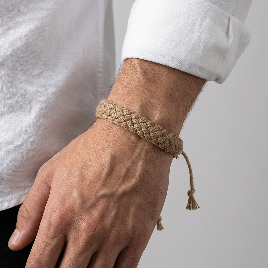 Gjergj - Μοντέρνο βραχιόλι από σχοινί