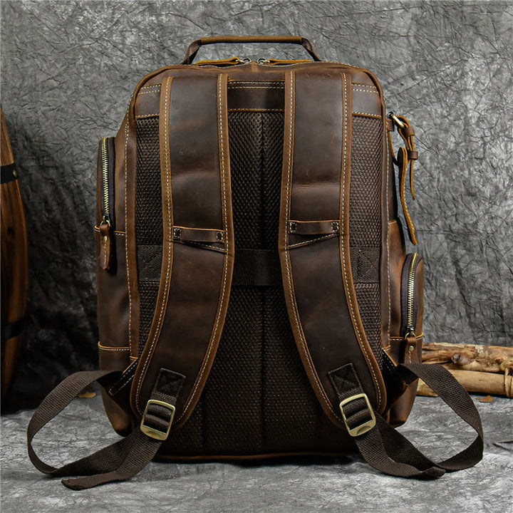 SummitCarry - Vintage δερμάτινο σακίδιο ταξιδιού από δέρμα αγελάδας