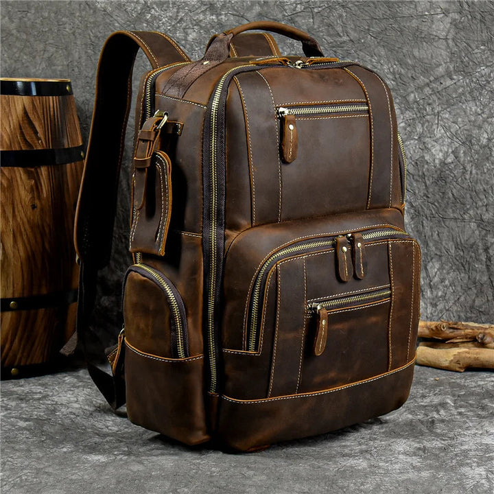 SummitCarry - Vintage δερμάτινο σακίδιο ταξιδιού από δέρμα αγελάδας