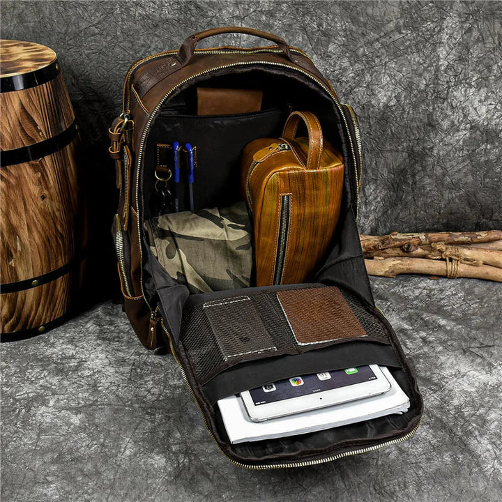 SummitCarry - Vintage δερμάτινο σακίδιο ταξιδιού από δέρμα αγελάδας