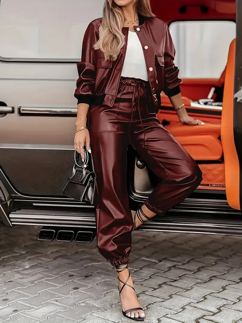 Tabea - Δερμάτινο σετ δύο τεμαχίων