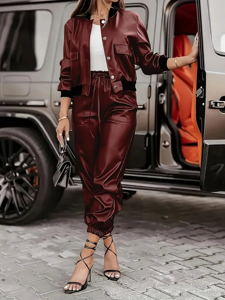 Tabea - Δερμάτινο σετ δύο τεμαχίων