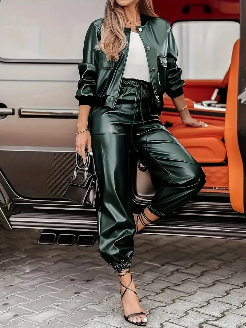 Tabea - Δερμάτινο σετ δύο τεμαχίων