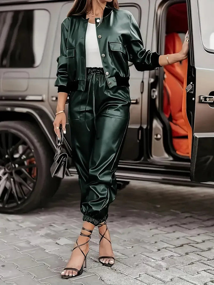 Tabea - Δερμάτινο σετ δύο τεμαχίων