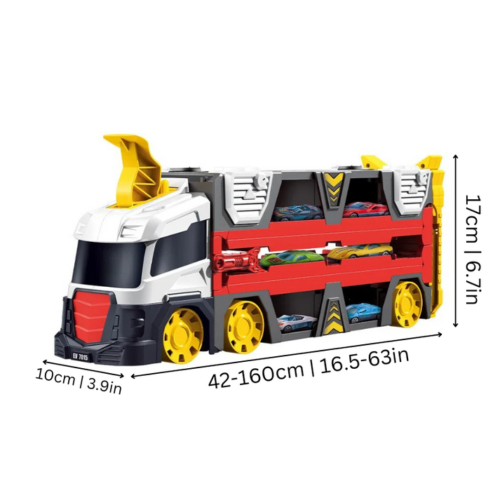 MechTrack - Ευέλικτο φορτηγό-μετασχηματιστής με πίστα αγώνων