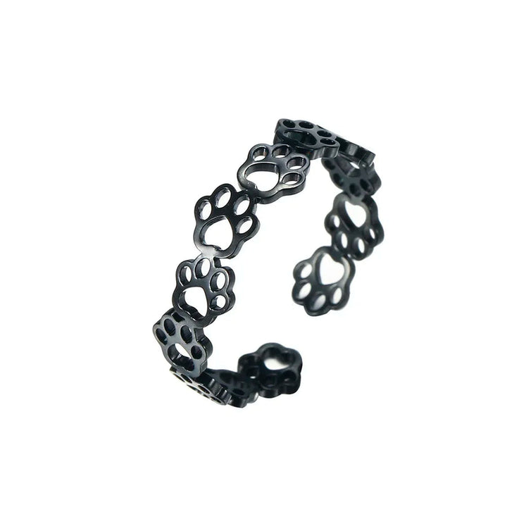 PawCharm - Ρυθμιζόμενο δαχτυλίδι με αποτύπωμα πατούσας