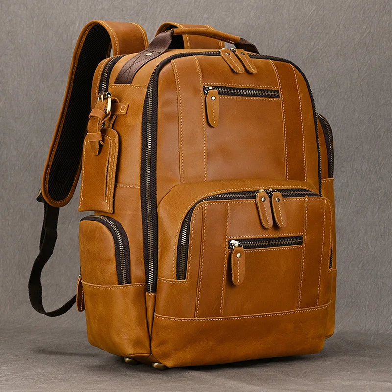 SummitCarry - Vintage δερμάτινο σακίδιο ταξιδιού από δέρμα αγελάδας