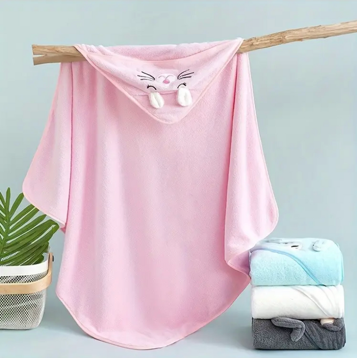 TinyTowel - Απαλή και απορροφητική πετσέτα μπάνιου για μωρά