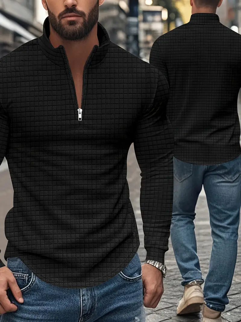 Jarryd - Φούτερ με μακριά μανίκια και μισό φερμουάρ