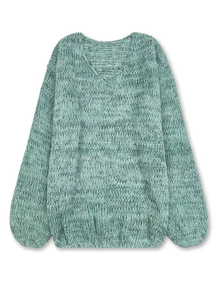 Lital - Κομψό μαλακό πουλόβερ με V-neck