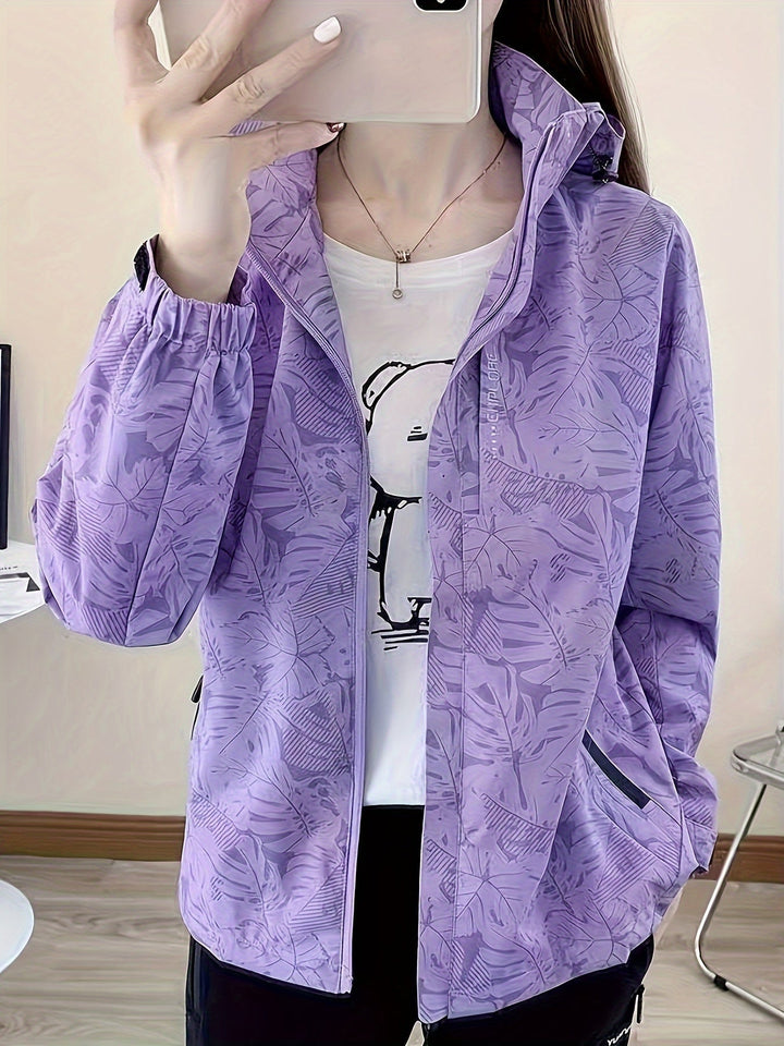 Joana - Αντιανεμικό μπουφάν με τύπωμα