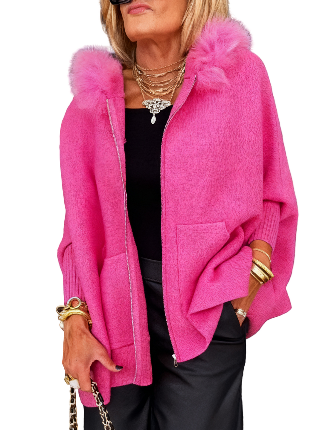 Anouka - Φούτερ με μακριά μανίκια και φερμουάρ