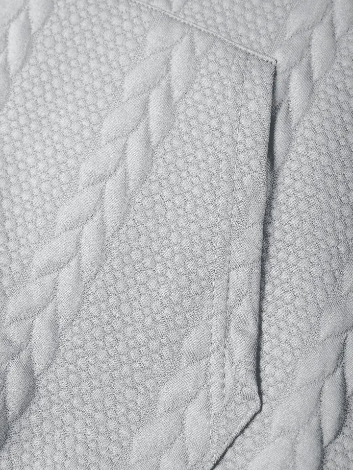 Justus - Πλεκτό πουλόβερ με κουκούλα και μακριά μανίκια