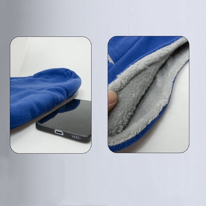 Zayim - Unisex χειμερινή θερμική κουκούλα από φλις