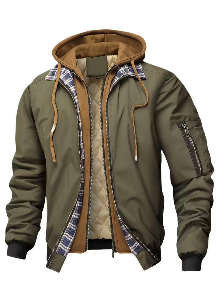 Sylvain - Μπουφάν με κουκούλα και φερμουάρ