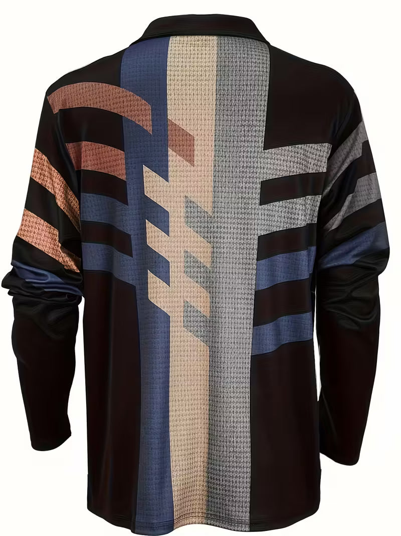 Thomson - Μακρυμάνικο πουκάμισο με μισό φερμουάρ