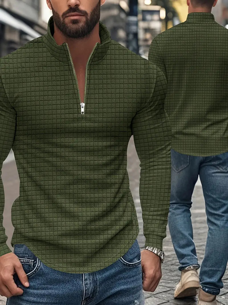 Jarryd - Φούτερ με μακριά μανίκια και μισό φερμουάρ