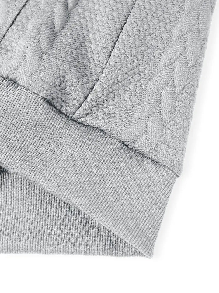 Justus - Πλεκτό πουλόβερ με κουκούλα και μακριά μανίκια