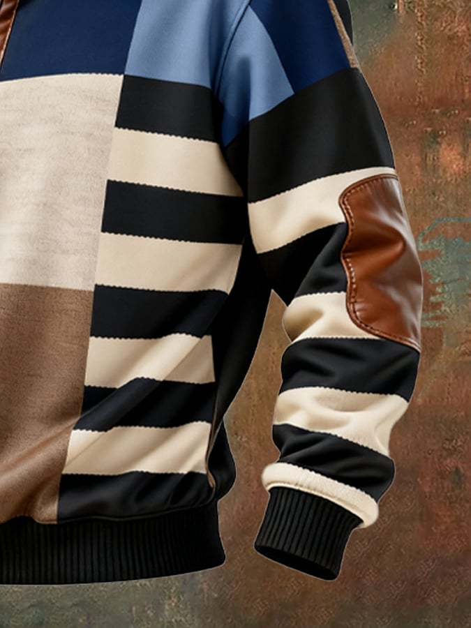 Stoinis - Περιστασιακό φούτερ με μακριά μανίκια και χρωματικό μπλοκ