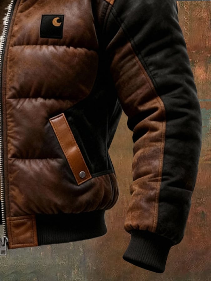 Patrik - Μπουφάν με διπλό στρώμα και επένδυση στο γιακά