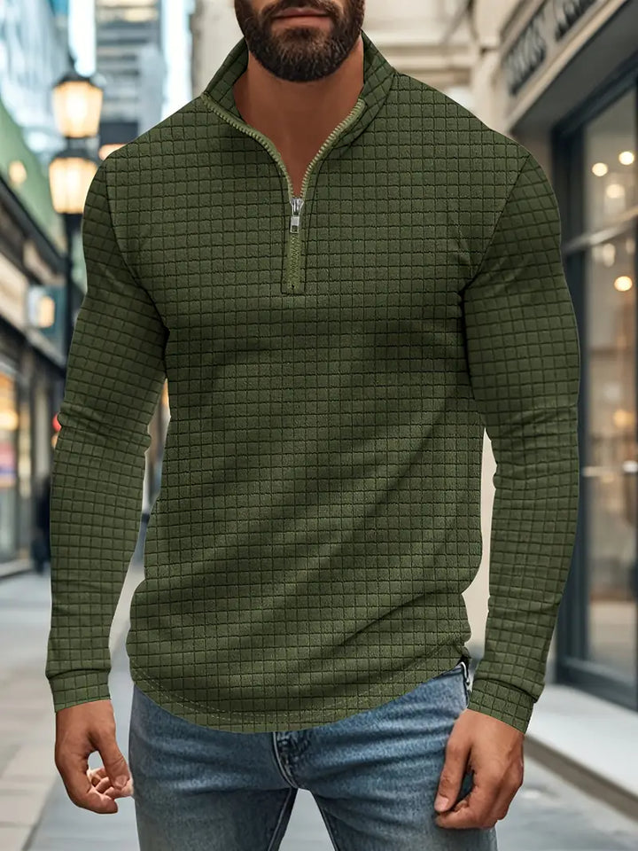 Jarryd - Φούτερ με μακριά μανίκια και μισό φερμουάρ