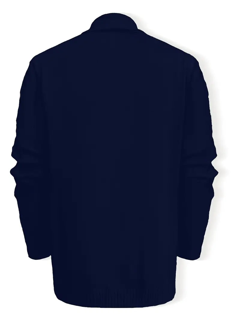 Hatem - Περιστασιακό πλεκτό ζακέτο με μακριά μανίκια