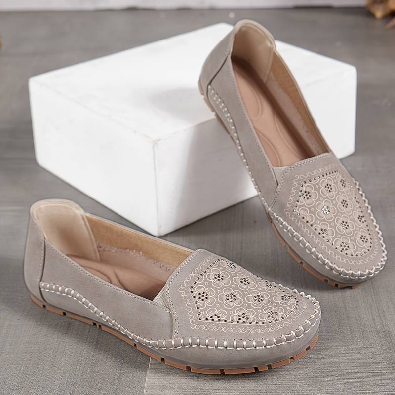 Orital - Vintage ραμμένα μαλακά loafers