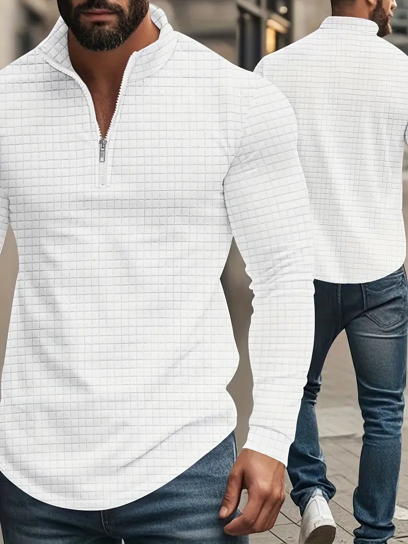 Jarryd - Φούτερ με μακριά μανίκια και μισό φερμουάρ